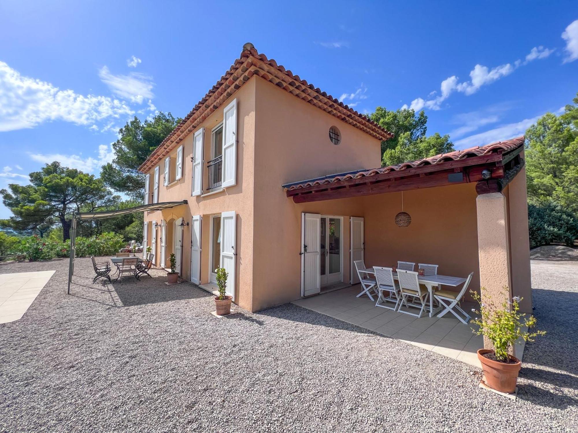 Villa "Le Sortilege" Vue Panoramique Et Piscine Tourtour Luaran gambar