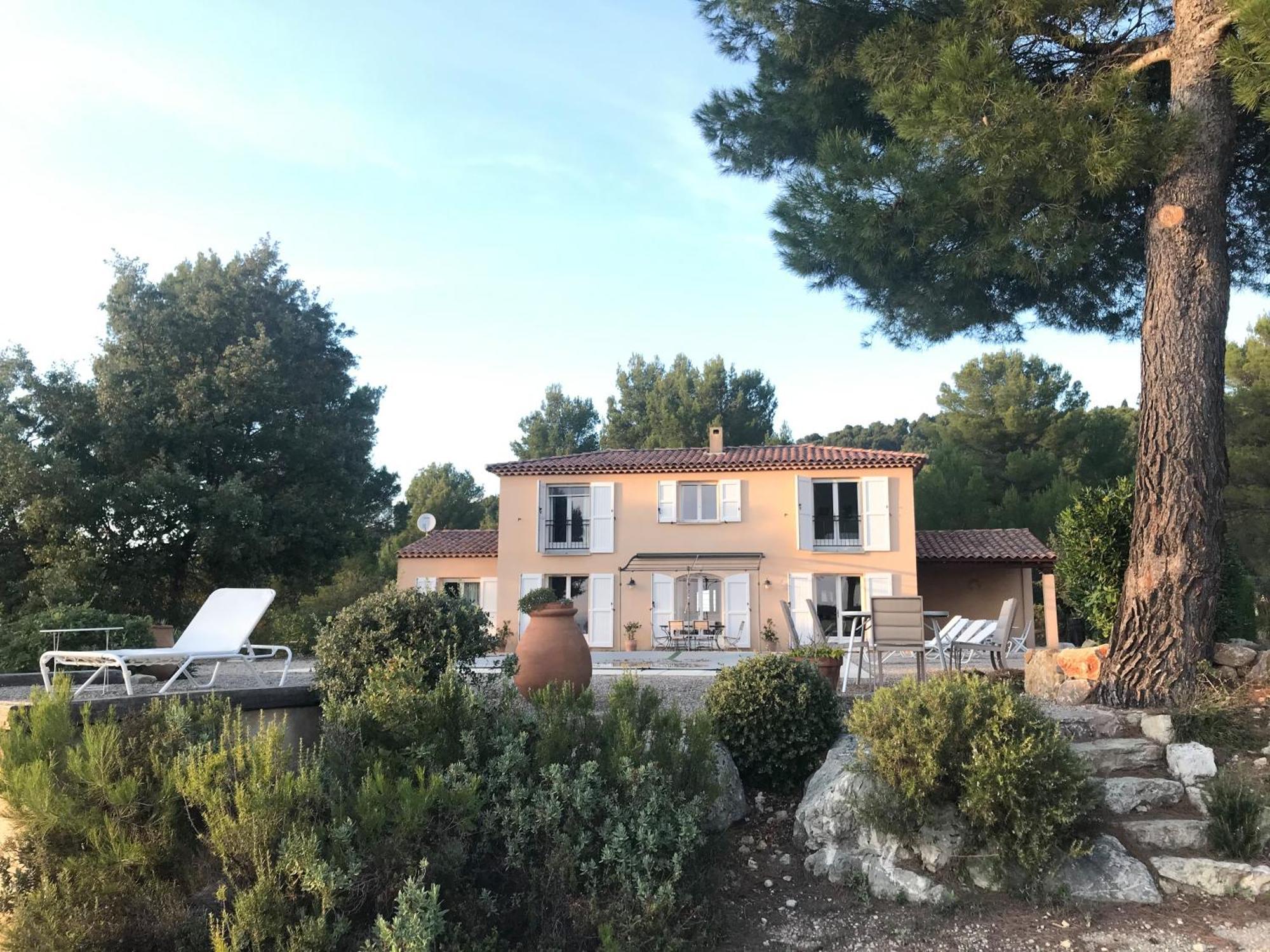 Villa "Le Sortilege" Vue Panoramique Et Piscine Tourtour Luaran gambar